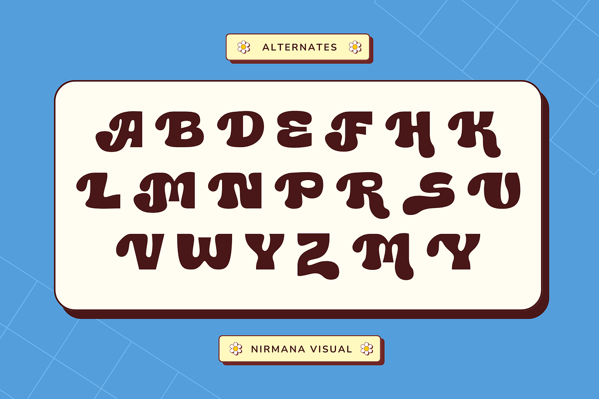Maiky Retro - Branding Logo Font, a Sans Serif Font by Nirmana Visual (Photo 7 of 9)
