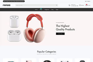 Renza - Multipurpose Shopify Theme, a Shopify Template by Team90Degree