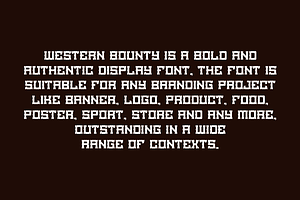 Western Bounty Classic Typeface Font