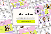 Retro Beauty Website Template, a Squarespace Template by Template Twist Shop (Thumbnail 3 of 10)