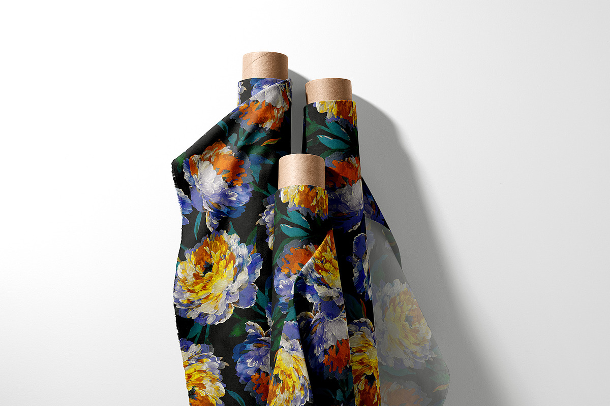 Watercolor Colorful Rose Pattern, a Pattern Graphic by StudioGlouna (Photo 5 of 5)