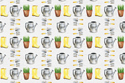 Gardening. Watercolor set, a Decorative Illustration by Maria's little shop (Thumbnail 7 of 9)