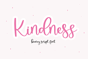 Kindness | Handwritten Script Font, a Script Font by KA Designs (Thumbnail 1 of 10)