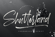 Shutterland Handbrush Script, a Script Font by Creatype Studio (Thumbnail 1 of 9)