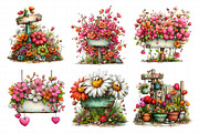 Whimsical Spring Signpost Clipart, an Illustration by Daily.Designs (Thumbnail 7 of 8)