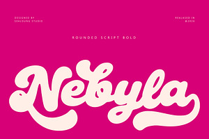 Nebyla - Rounded Script Bold