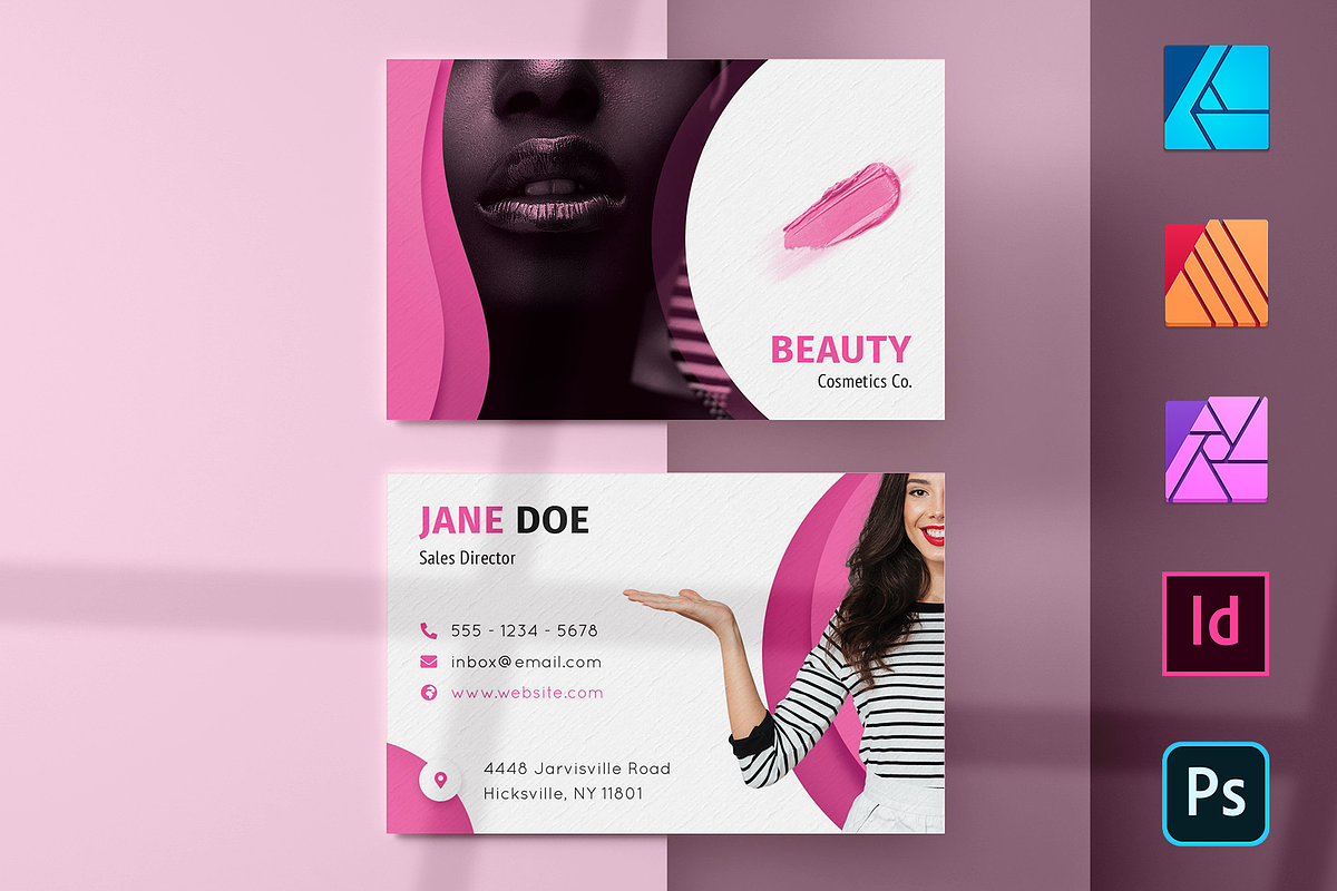 Business Card Template 002, a Business Card Template by Jinro (Photo 1 of 5)