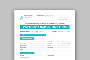 Medical Patient Form Template, a Stationery Template by MightyDesign (Thumbnail 2 of 8)