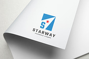 Star Way Letter S Logo, a Branding & Logo Template by Design_Planet (Thumbnail 1 of 2)