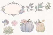 Blush Autumn Floral collection, a Seasonal Illustration by AlenaVlasko stock Market (Thumbnail 8 of 9)