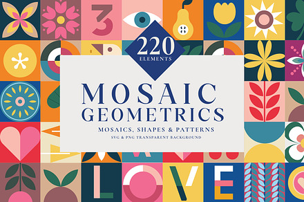 Mosaic Geometrics Shapes & Patterns