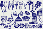 Set of various sweets, an Icon by LineworkStock (Thumbnail 3 of 3)