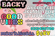 Backy Display Font, a Slab Serif Font by Canden Meutuah (Thumbnail 6 of 7)