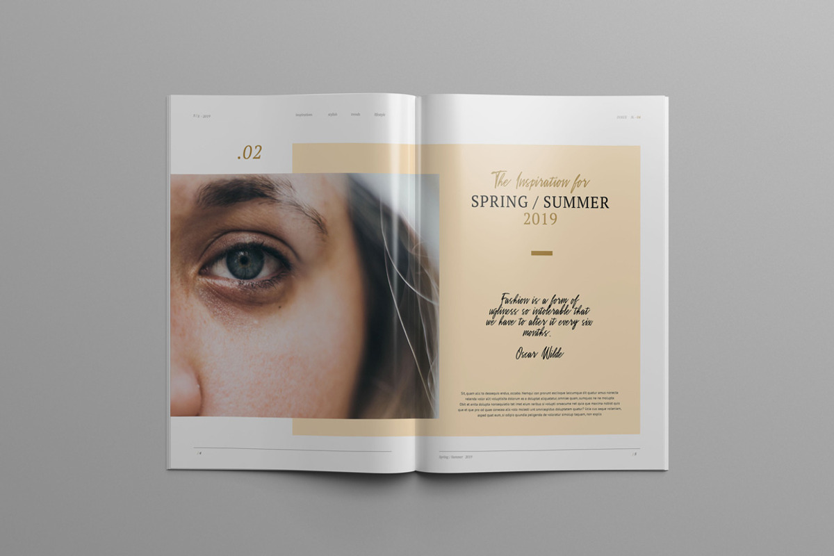 KHANSA - Fashion Lookbook & Magazine, a Magazine Template by Indotitas (Photo 3 of 7)