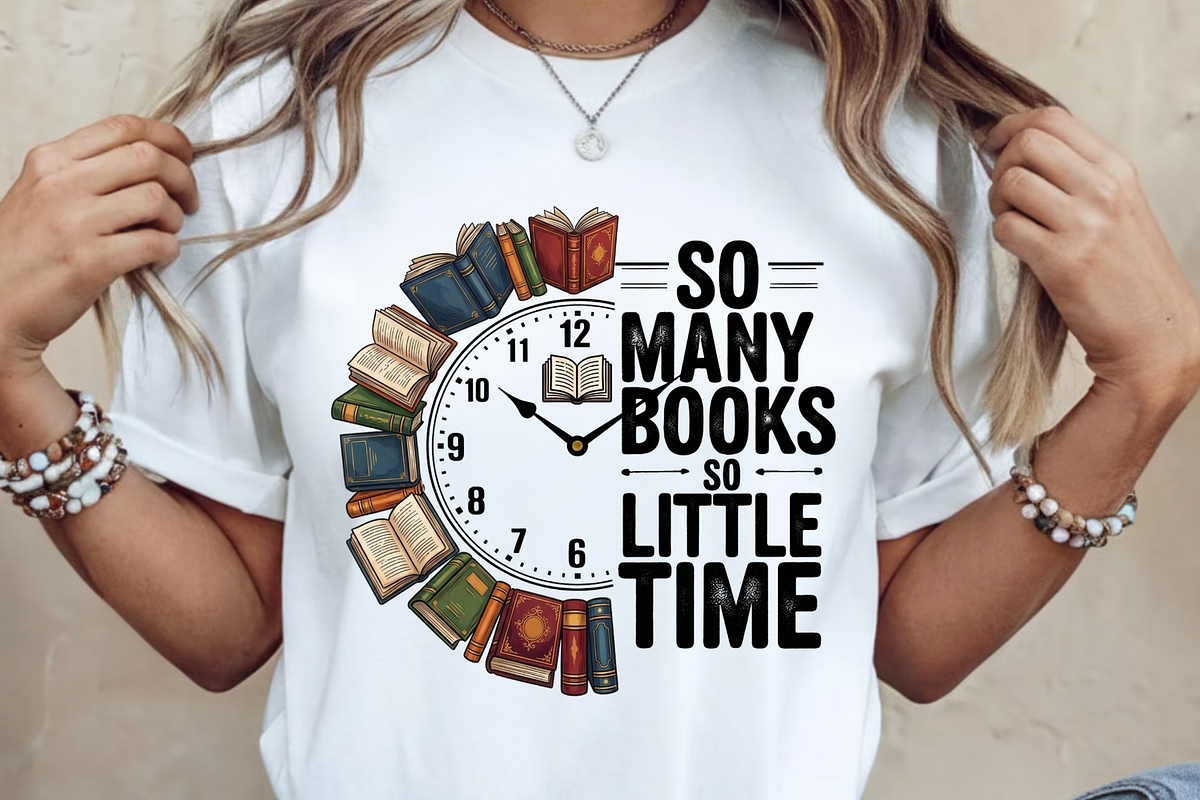 So Many Books So Little Time PNG, a Graphic by Vector Portal (Photo 6 of 9)