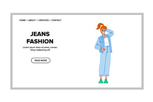 Jeans Fashion Vector