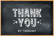 Chalk Scratches - Chalkboard Font, a Sans Serif Font by KiddoGlyphs Studio (Thumbnail 4 of 4)