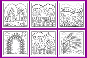 Mindful Nature Coloring Pages, a Decorative Illustration by Coco Bloom (Thumbnail 4 of 6)