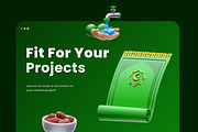 Ramadhan Kareem 3D Icons, an Object 3D Model by Azam Creative (Thumbnail 4 of 5)