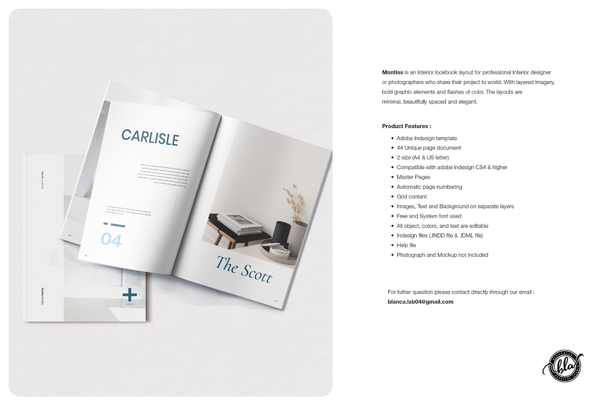 MONTISS Interior Lookbook, a Magazine Template by BlancaLab Studio (Photo 2 of 7)