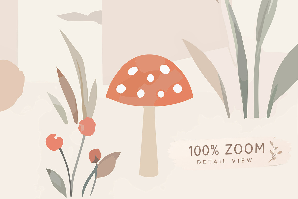 Woodland Kids Wall Mural, a Wallpaper Graphic by by creative paper (Photo 7 of 10)