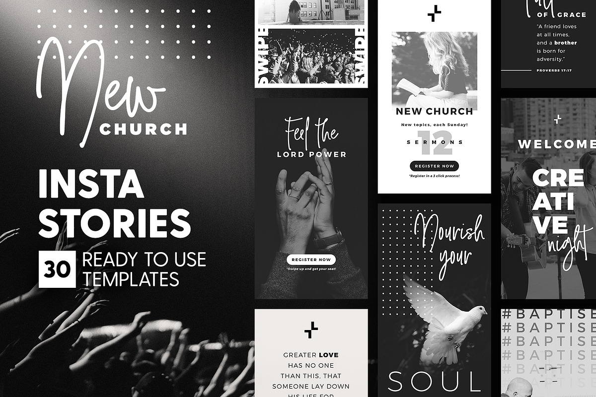 Instagram Stories - New Church Ed, a Social Media Template by The Wedding Shop (Photo 1 of 8)