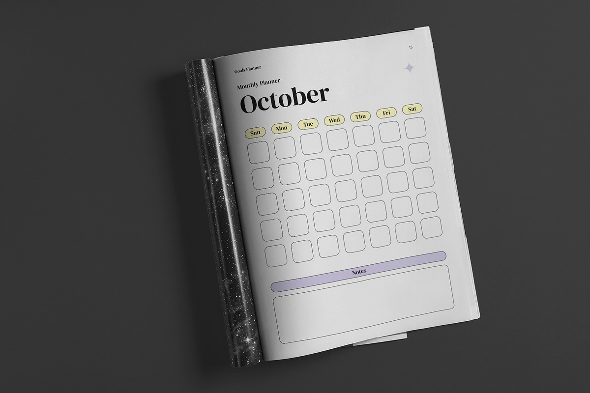 White Simple Planner Book, a Stationery Template by Neermana (Photo 3 of 12)