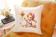 Baby Girl Summer Sublimation Bundle, an Illustration by Sublimation Artist (Thumbnail 6 of 6)