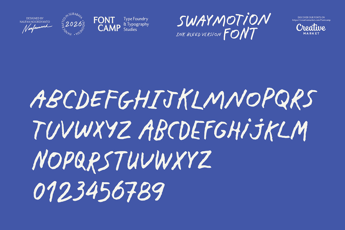 Swaymotion Font, a Handwritten Font by Fontcamp Type Foundry (Photo 7 of 17)