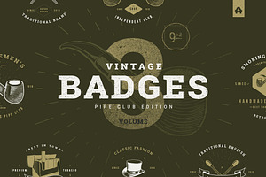 Vintage Badges vol 3