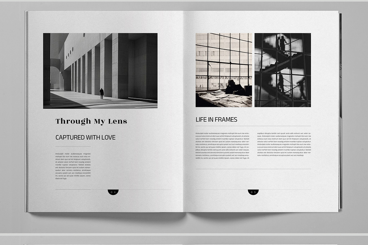 Black and White Photobook Brochure, a Brochure Template by Boris Cupac (Photo 4 of 7)