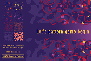 Patterns set to mix and match, a Background Graphic by EireenBel