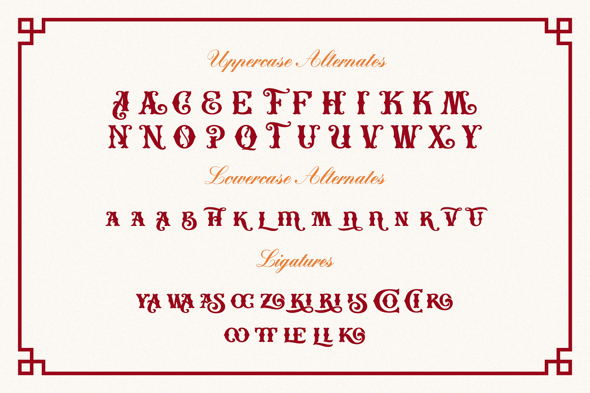 Brooks Vintage Font preview 6