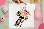 He is Risen Leopard Print Cross PNG, an Illustration by OK Design (Thumbnail 6 of 6)