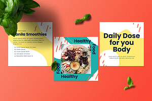 Modern Post Cooking Recipe, a Social Media Template by Tokosatsu