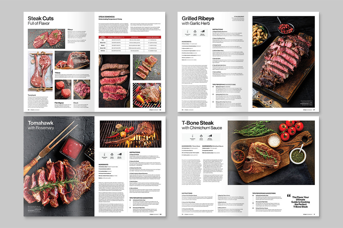 Cookbook Template, a Magazine Template by BrandPacks (Photo 3 of 5)