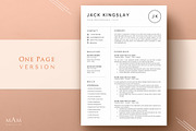 Resume CV Template with Logo, a Resume Template by MAM Design (Thumbnail 2 of 10)