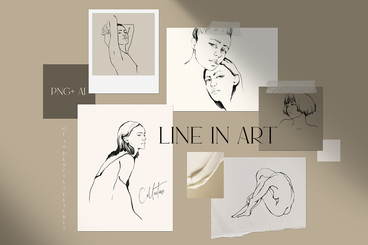 ABSTRACT BUNDLE - 5 in 1, an Illustration by Natalia Tugova (Photo 15 of 35)