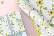 Cottagecore Pattern 20 Flower Vine, a Pattern Graphic by Euonia Meraki (Thumbnail 9 of 21)