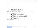Minimalist Email Signature Templates, an Email Template by ItsReksita Pattern (Thumbnail 2 of 5)