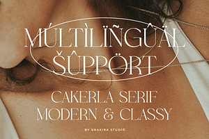 Cakorla - Modern Classy Serif