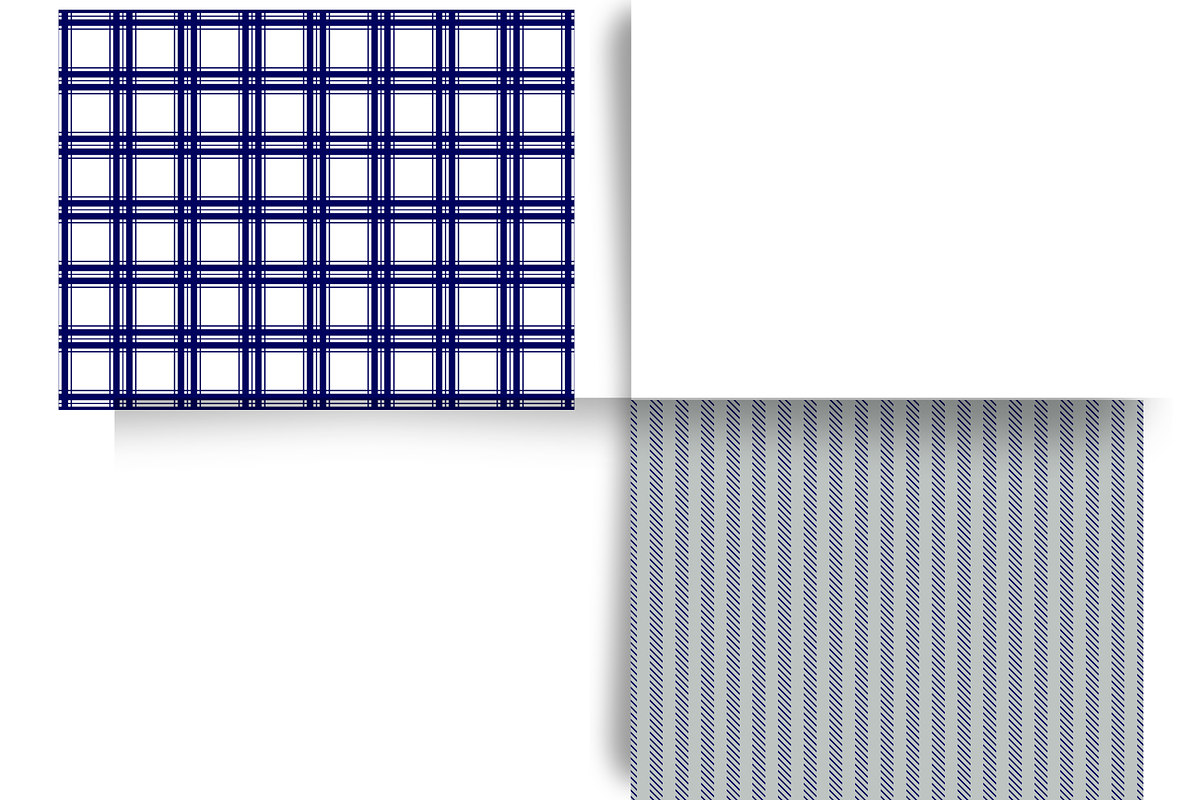 Farmhouse Blue Pattern Collection, a Pattern Graphic by Earley Bird Design Studio (Photo 3 of 6)