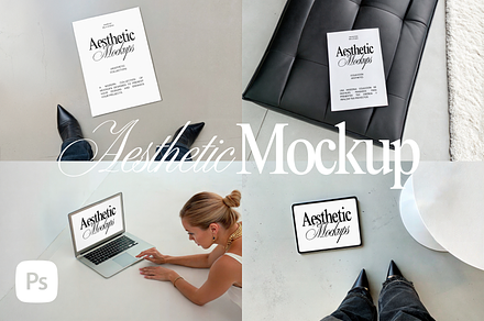 Aesthetic Mockups, a Wearable Device Mockup by Mila Estudio