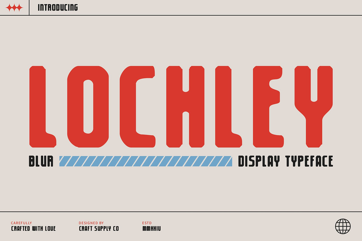 Lochley Blur, a Sans Serif Font by Craft Supply Co. (Photo 1 of 8)