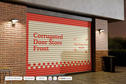 Corrugated Door Store Front Mockup, a Mockup by DSNA Mockup (Thumbnail 5 of 6)