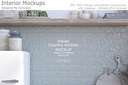 Interior Mockup, Kitchen Mockup, a Household Mockup by Designed By Gorovaya (Thumbnail 1 of 7)