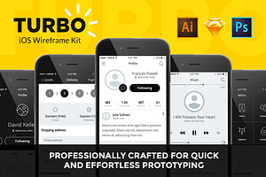 TURBO iOS Wireframe Kit