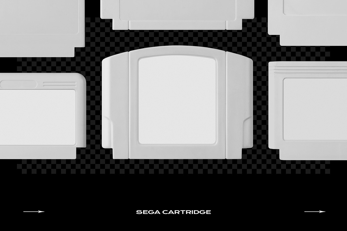 Game Cartridge Mockup Bundle Retro, a Product Mockup by PrintPixel (Photo 5 of 27)