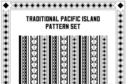 Pacific Island Pattern Set 2