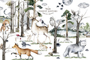 Fall in Forest Autumn Mood, an Animal Illustration by Ann Art Houze (Thumbnail 2 of 22)